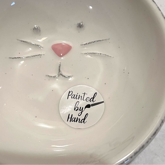 Lang Easter Bunny Ceramic Dip/Spread Bowls with Spreader Knife White/Pink #2 - Picture 7 of 11